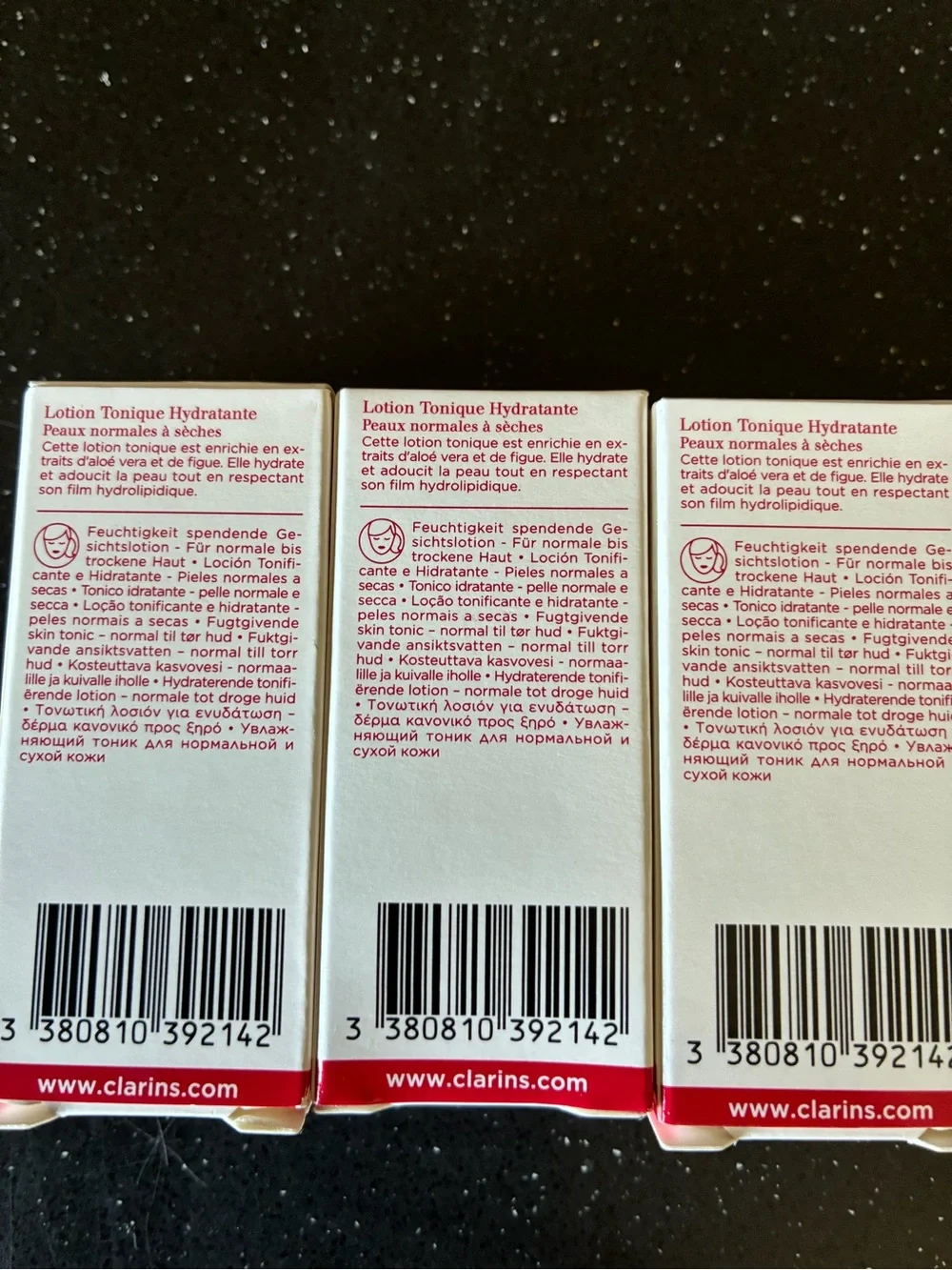 Clarins hydrating toning